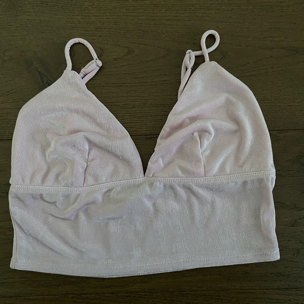 love tree- light pink cropped tank